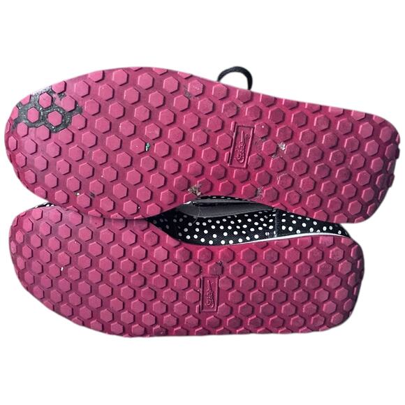 EUC Nike Genicco Black and White Suede Polkadot Dotted Sneakers Size Women's 8 - Picture 8 of 10